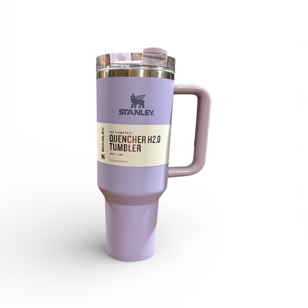 Stanley Quencher H2.0 Tumblers in Red, Green, and Purple 40 oz. New in box Straw - Picture 4 of 9